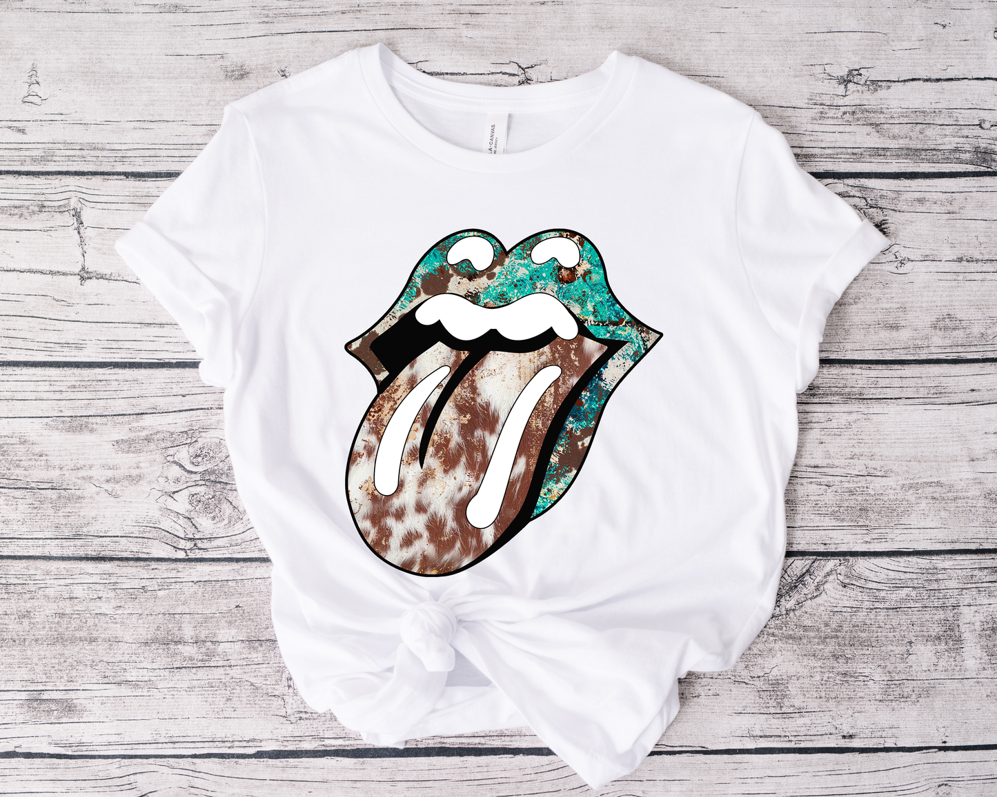 Teal Rock Lips