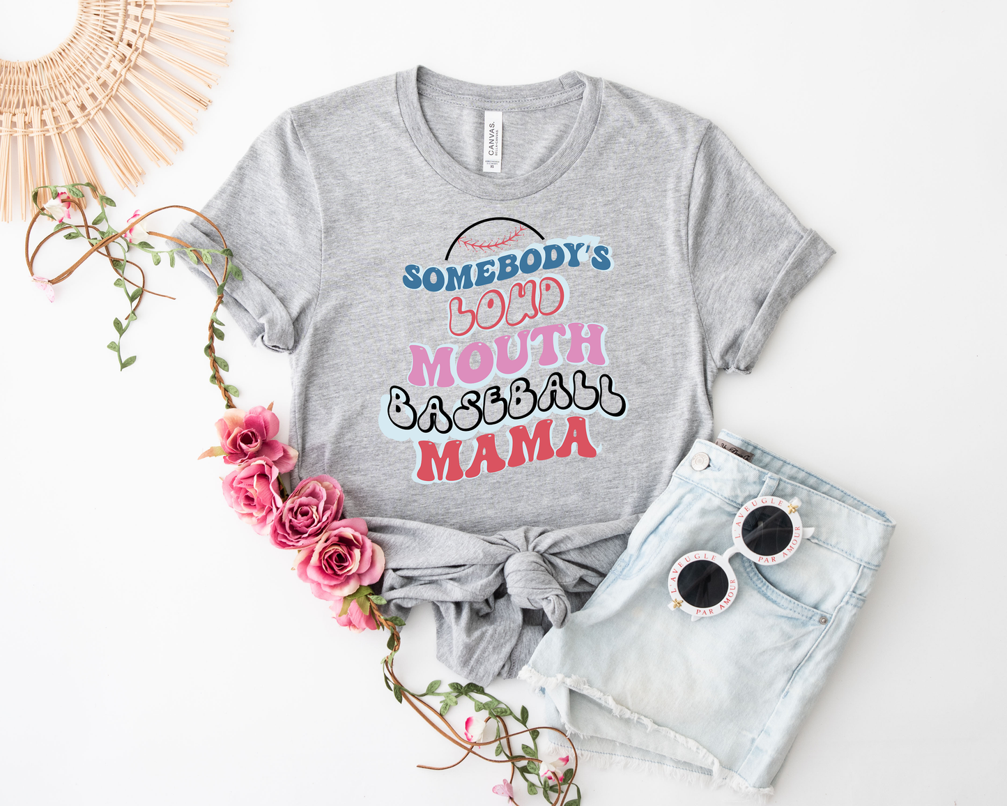 Somebody's Loud Mouth Baseball Mama