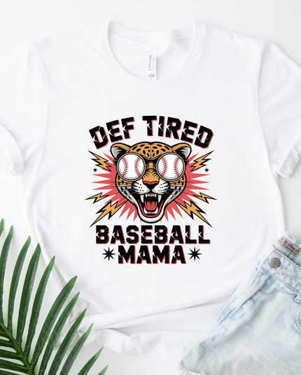 Def Tired Baseball Mama