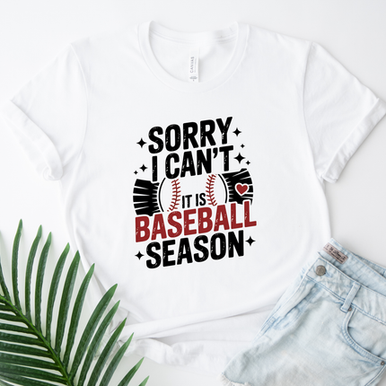Sorry I Can't It Is Baseball Season