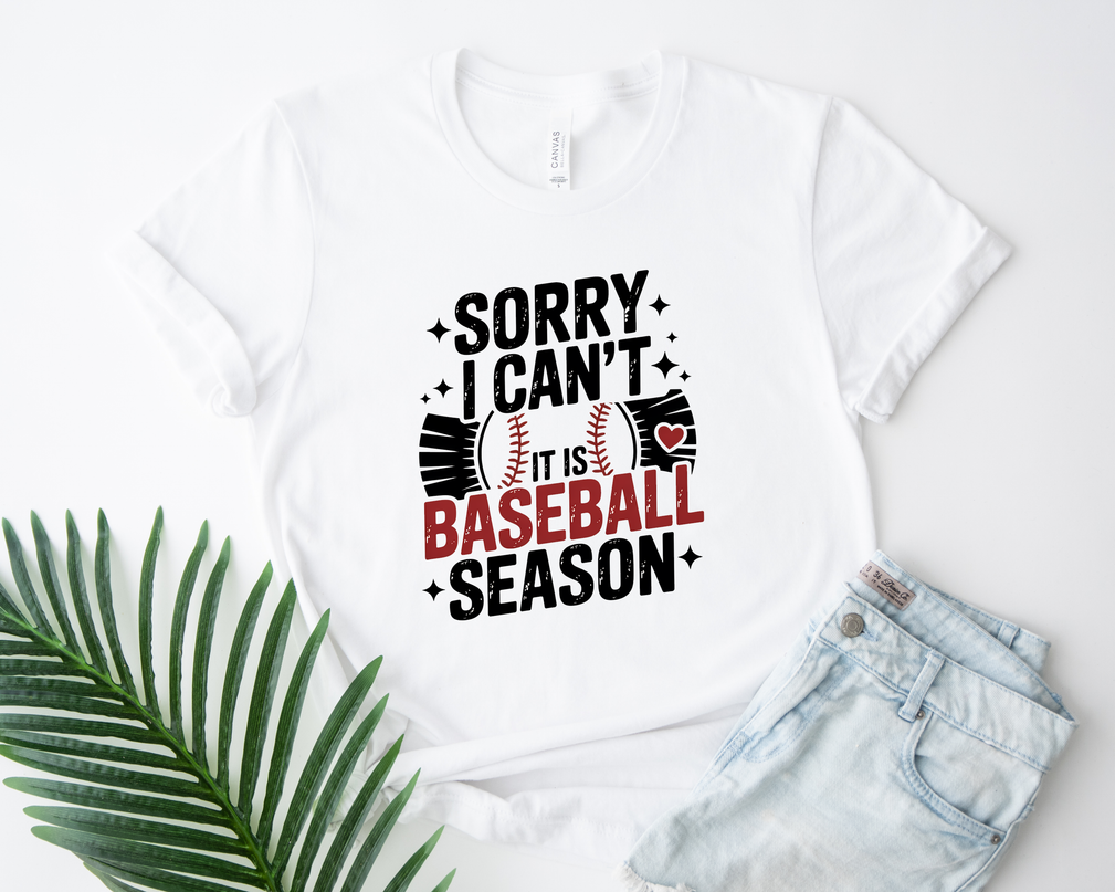 Sorry I Can't It Is Baseball Season
