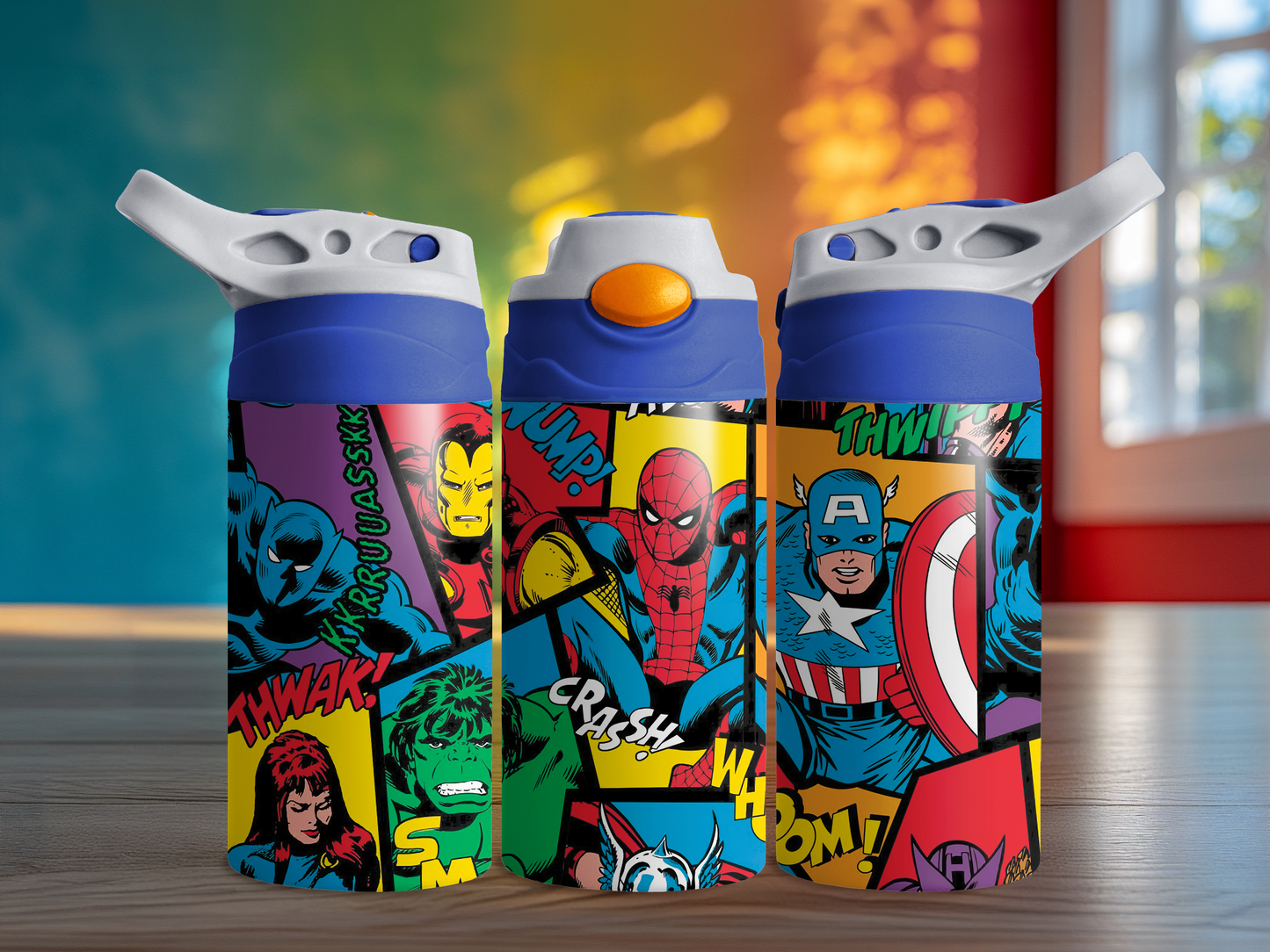 Marvel 12oz Kids Flip Top