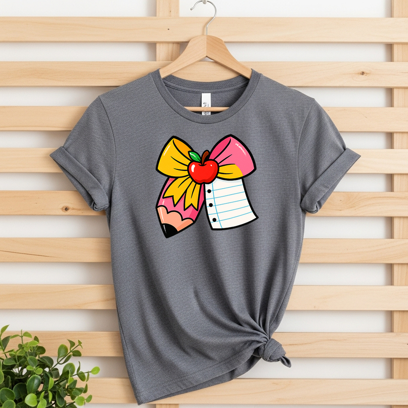 Teacher Pencil Bow