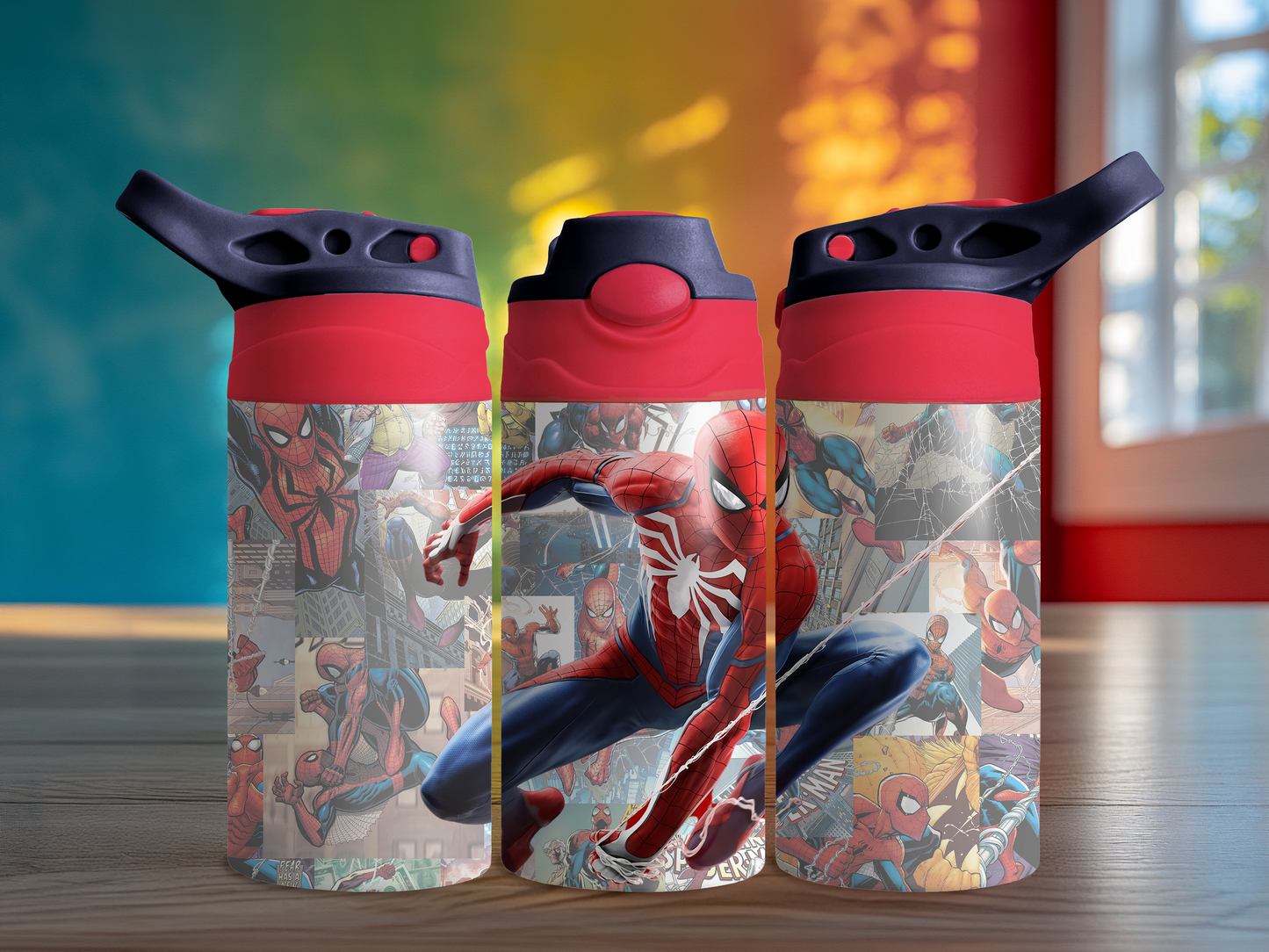 Spiderman 12oz Kids Flip Top