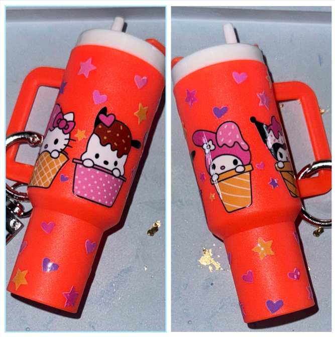 Tumbler Keychain / Chapstick Holder