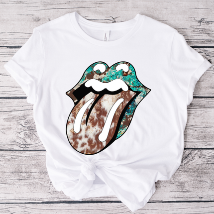 Teal Rock Lips