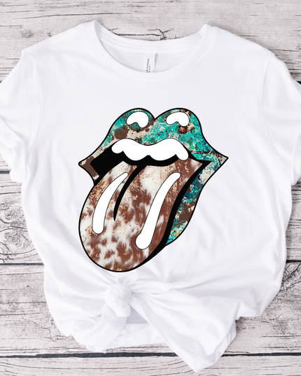 Teal Rock Lips