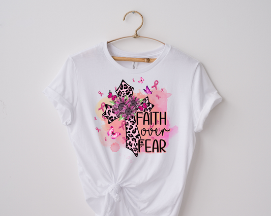 Faith over Fear Cross