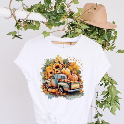 Truck and Sunflowers