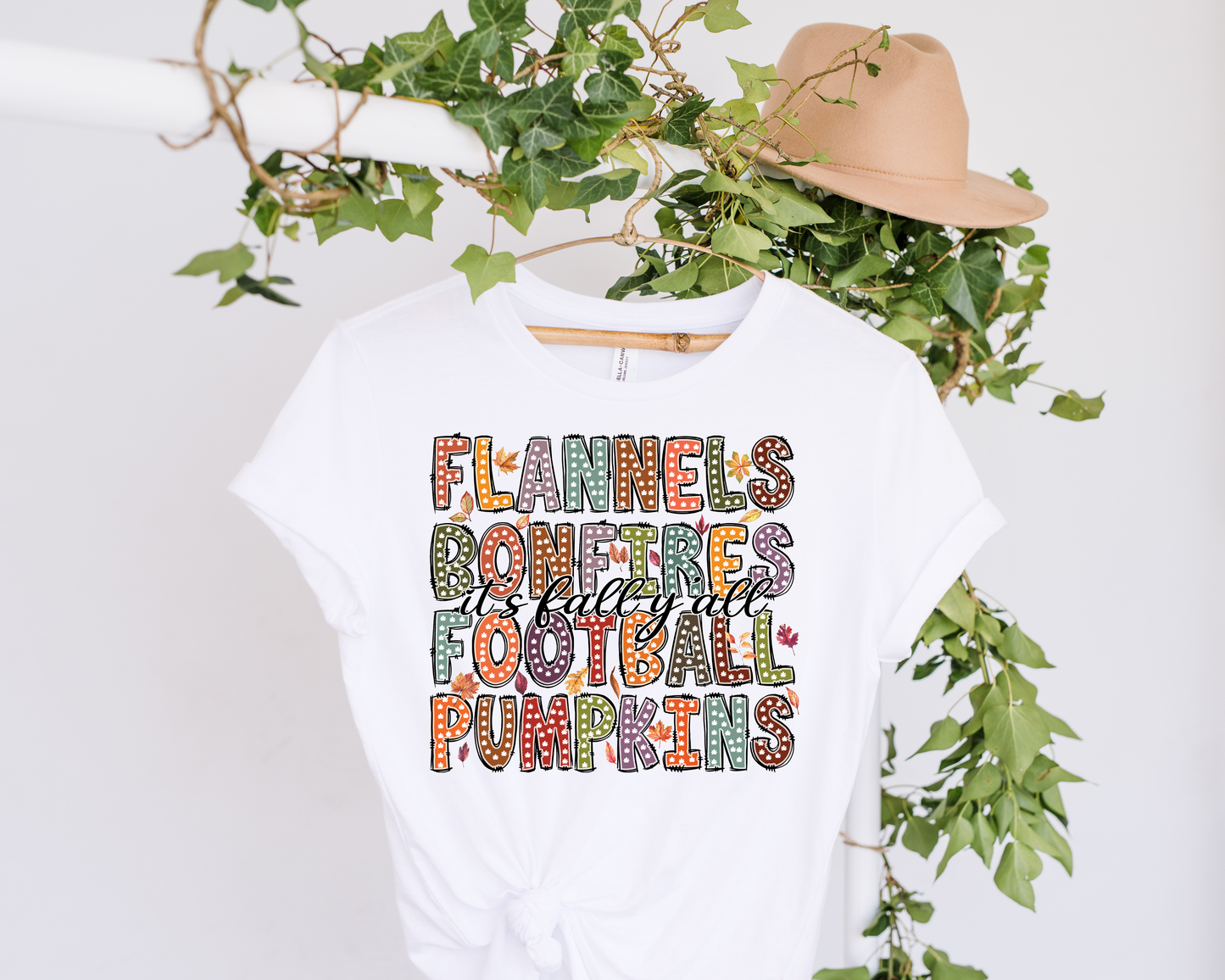 Flannels Bonfires Football Pumpkins