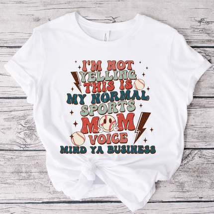 Baseball Mom Voice