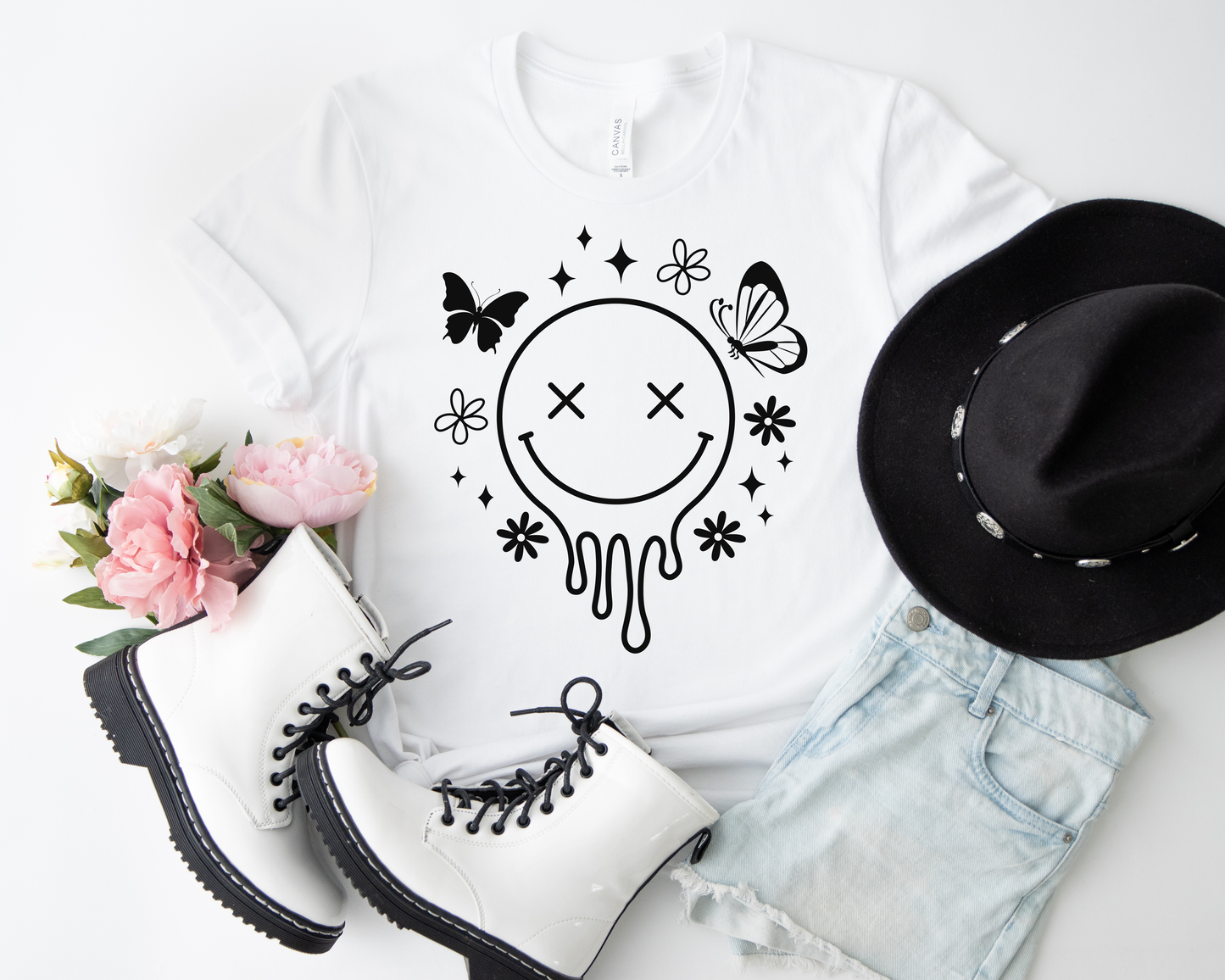 Butterflies and Smiley