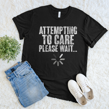 Attempting To Care Please Wait