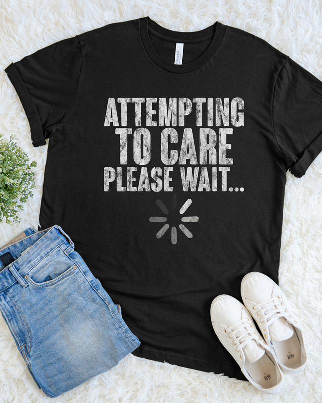 Attempting To Care Please Wait