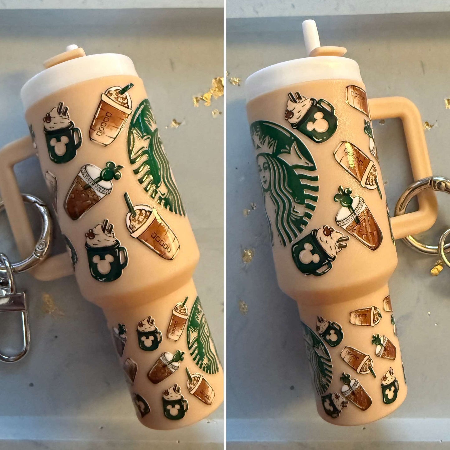 Tumbler Keychain/ Chap Stick Holder