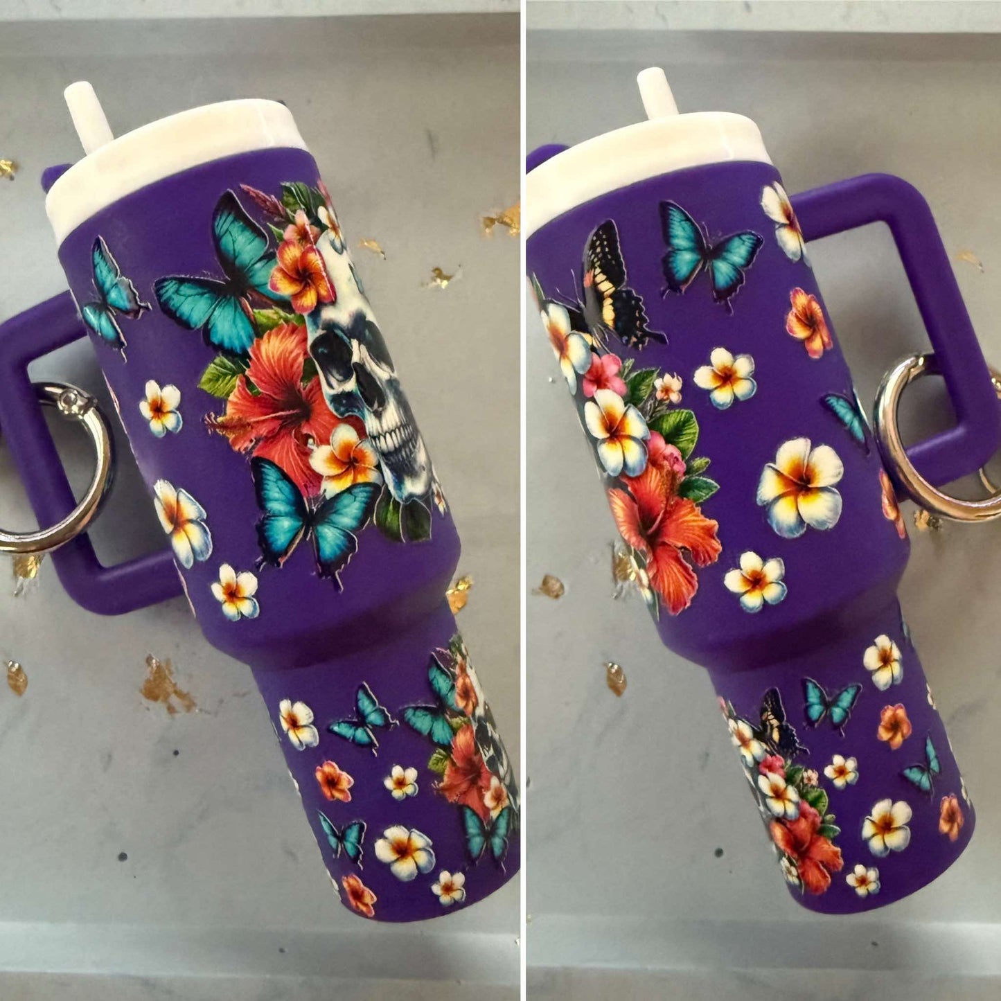 Tumbler Keychain/ Chap Stick Holder