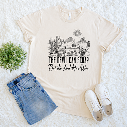 The Devil Can Scarp But the Lord Has Won