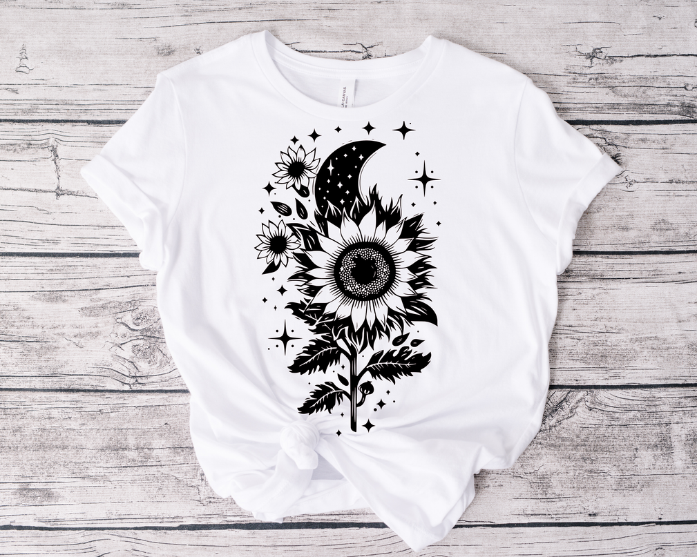 Moon and Sunflower