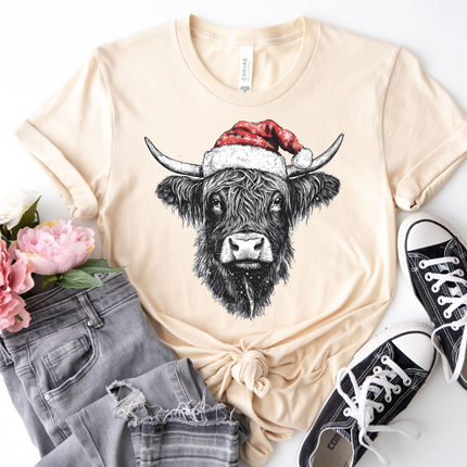 Christmas Highland Cow