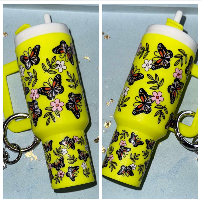 Tumbler Keychain / Chapstick Holder