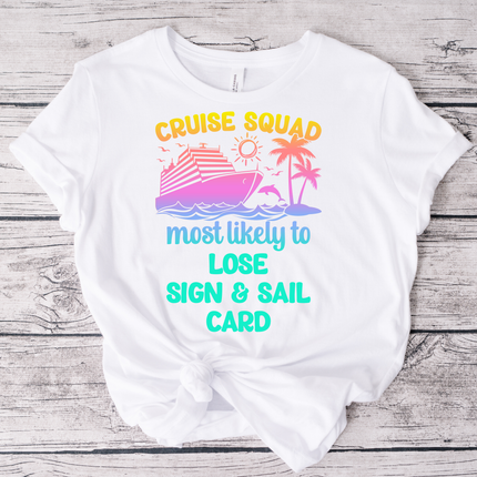 Lost Sail and Sign Card