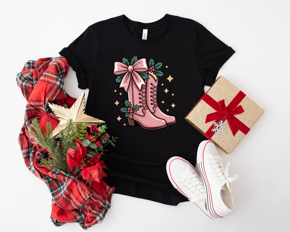 Christmas Cowgirl Boots