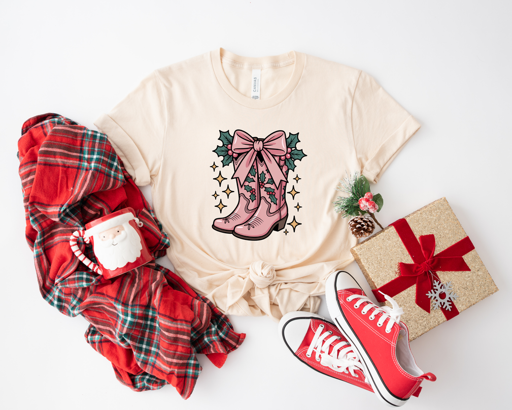 Western Christmas Boots