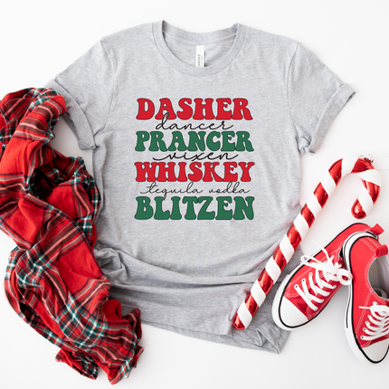 Dasher Prancer Whiskey Blitzen