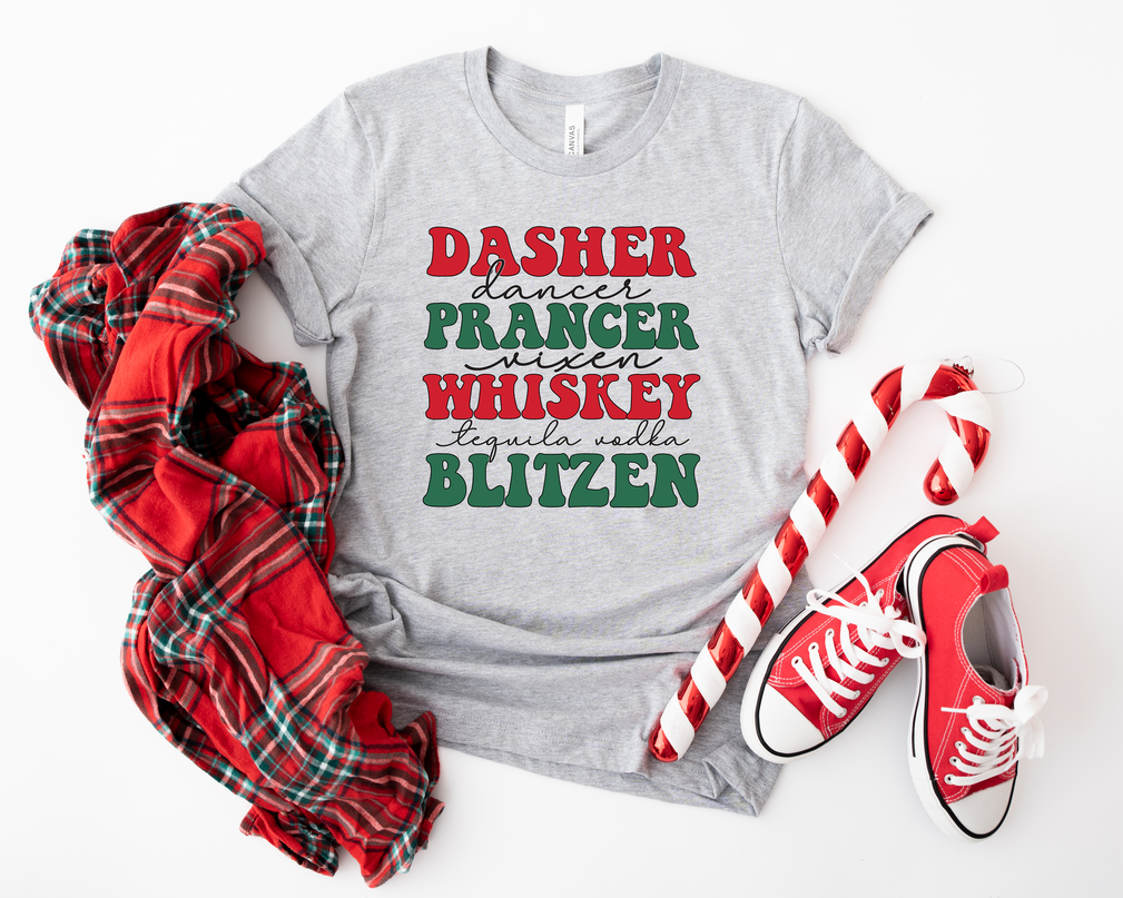 Dasher Prancer Whiskey Blitzen