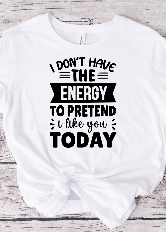 I Don't Have the Energy