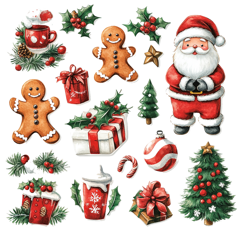 Christmas PNG Bundle 6