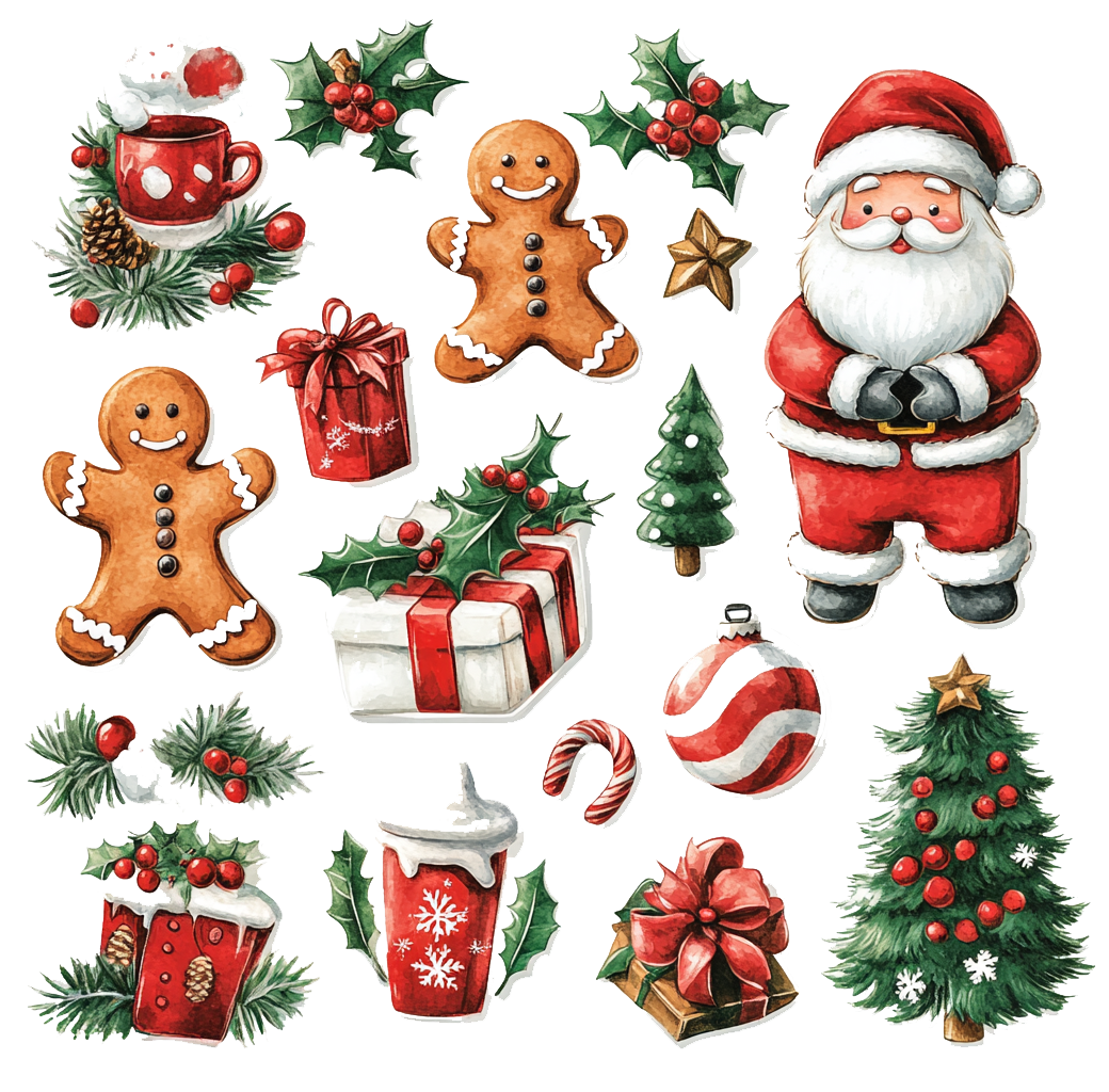 Christmas PNG Bundle 6