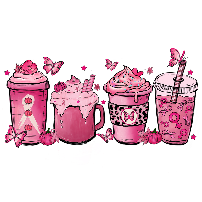 Breast Cancer Awareness PNG Bundle 1