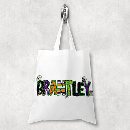 Custom Name Trick or Treat Bag